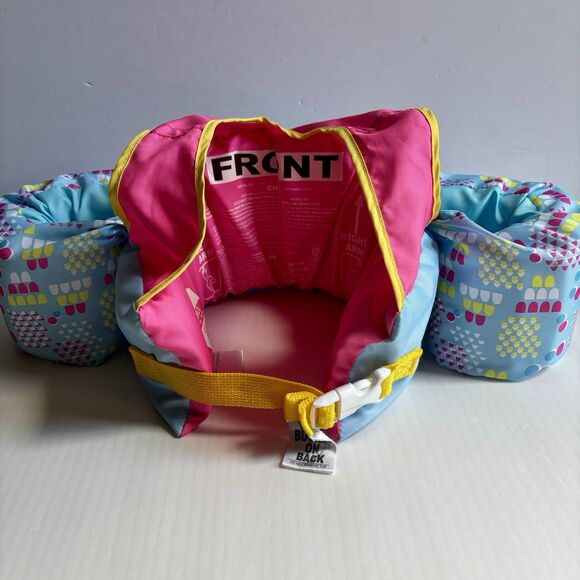 Speedo Life Vest Youth Size 30-50 lbs Puddle Jumper US Coast Guard Approved - Picture 4 of 6